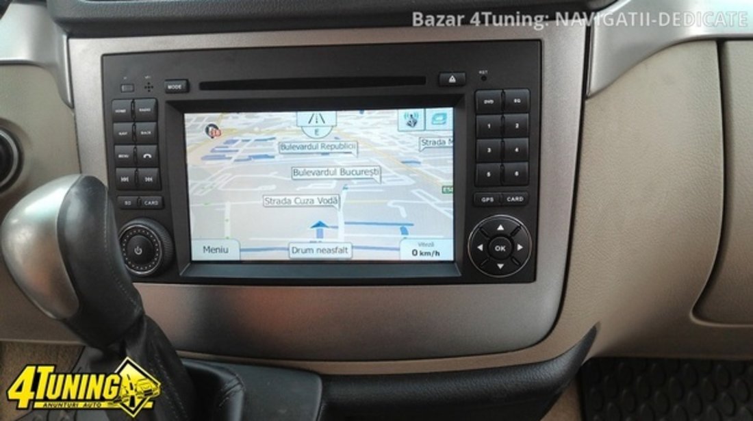 NAVIGATIE ANDROID 6.0 DEDICATA MERCEDES-BENZ A CLASS W169 EDOTEC EDT-G068 WAZE