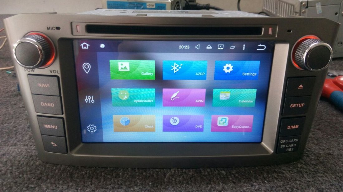 NAVIGATIE ANDROID 6.0 DEDICATA TOYOTA AVENSIS NAVD-A5587 INTERNET 4G WIFI OCTACORE 32GB WAZE