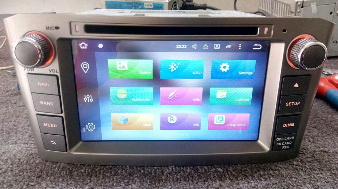 NAVIGATIE ANDROID 6.0 DEDICATA TOYOTA AVENSIS WITSON W2-B5587 INTERNET 4G WIFI OCTACORE 32GB WAZE