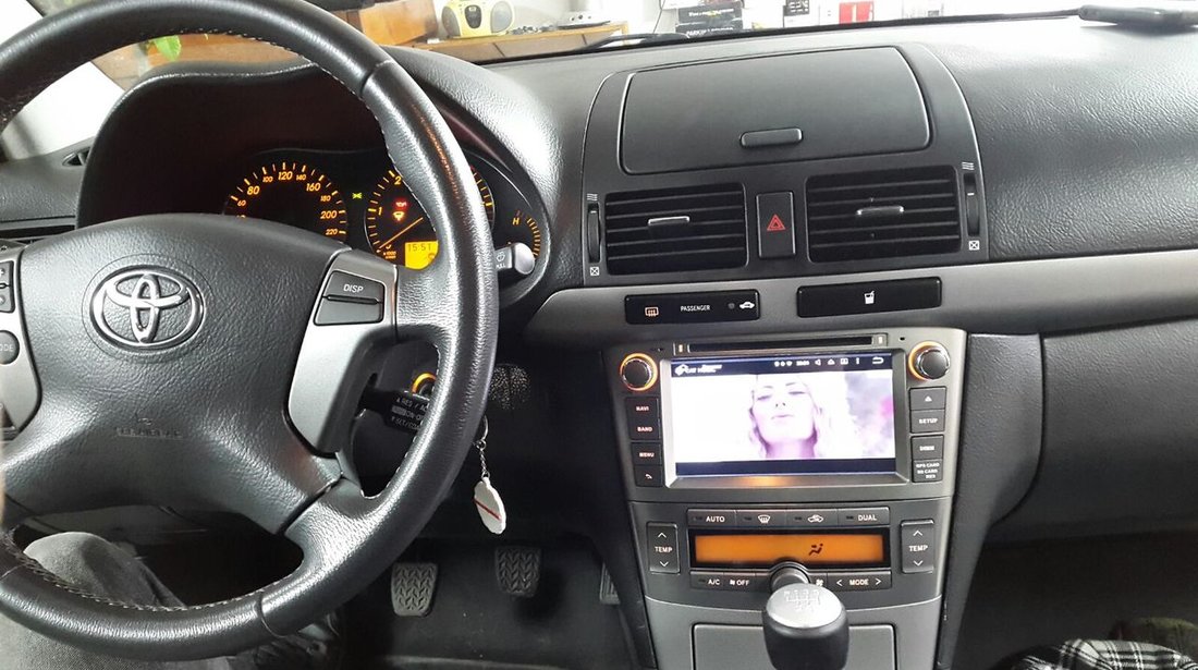 NAVIGATIE ANDROID 6.0 DEDICATA TOYOTA AVENSIS WITSON W2-B5587 INTERNET 4G WIFI OCTACORE 32GB WAZE