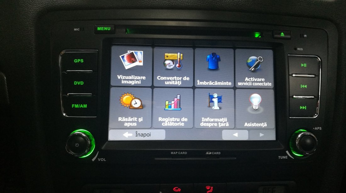 NAVIGATIE ANDROID 7.1.1 DEDICATA SKODA OCTAVIA 2 ECRAN 8'' 16GB 2GB RAM INTERNET 3G WIFI QUAD-CORE