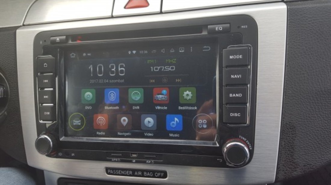 NAVIGATIE ANDROID 7.1.1 DEDICATA VW Caddy ECRAN 7'' CAPACITIV 16GB 2GB RAM INTERNET 3G WIFI QUA