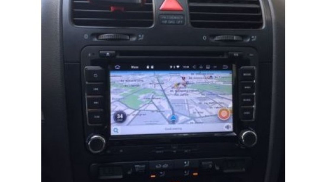 NAVIGATIE ANDROID 7.1.1 DEDICATA VW Caddy ECRAN 7'' CAPACITIV 16GB 2GB RAM INTERNET 3G WIFI QUA