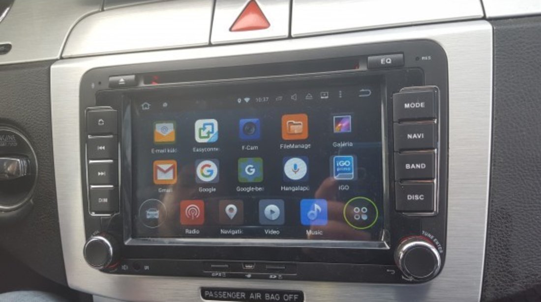 NAVIGATIE ANDROID 7.1.1 DEDICATA VW Caddy ECRAN 7'' CAPACITIV 16GB 2GB RAM INTERNET 3G WIFI QUA