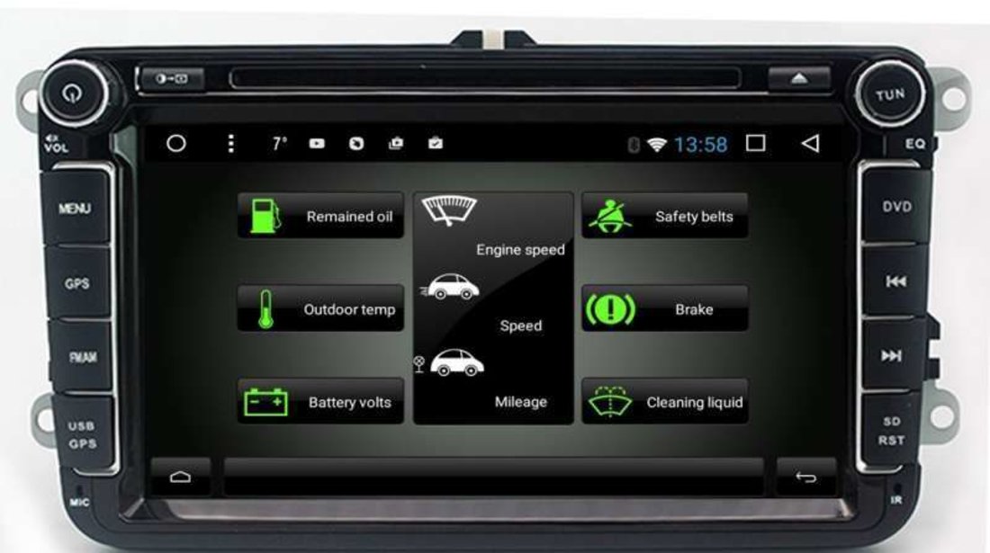 Navigatie Android 7.1.2 Volkswagen Skoda Seat  NAVD T9240