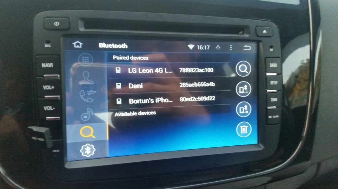 Navigatie Android 7.1 DACIA LOGAN 2GB RAM WAZE NAVD A5157