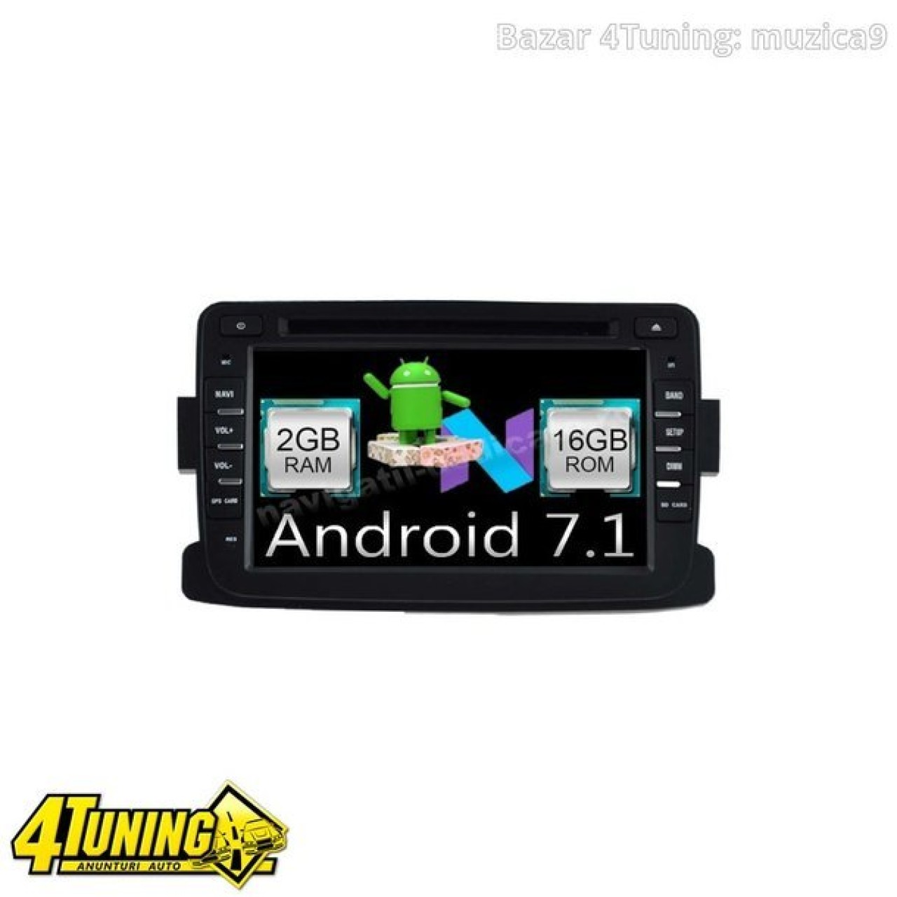 Navigatie Android 7.1 DACIA LOGAN 2GB RA