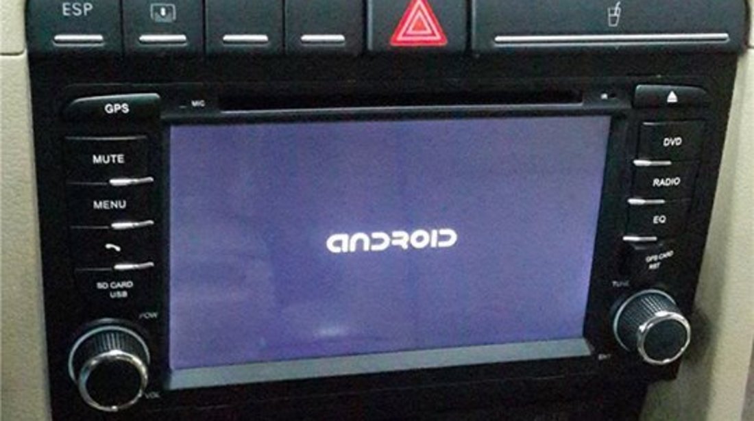 NAVIGATIE ANDROID 7.1 DEDICATA AUDI A4 B6 B7 SEAT EXEO NAVD-A050 7'' CAPACITIV 16GB 2GB DVD GPS WAZE