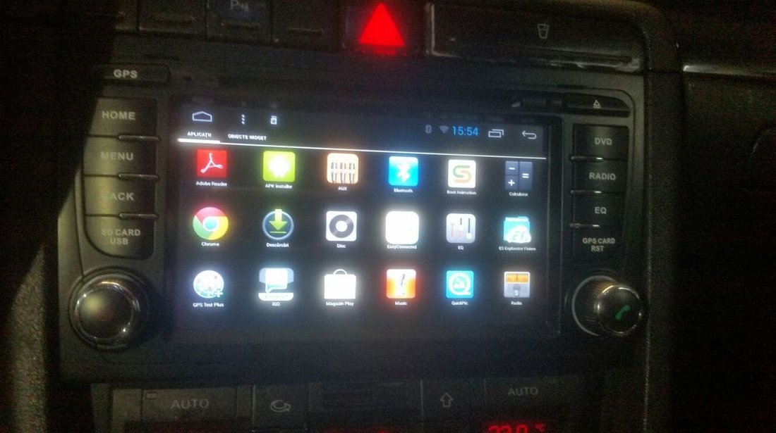 NAVIGATIE ANDROID 7.1 DEDICATA AUDI A4 B6 B7 SEAT EXEO NAVD-A050 7'' CAPACITIV 16GB 2GB DVD GPS WAZE