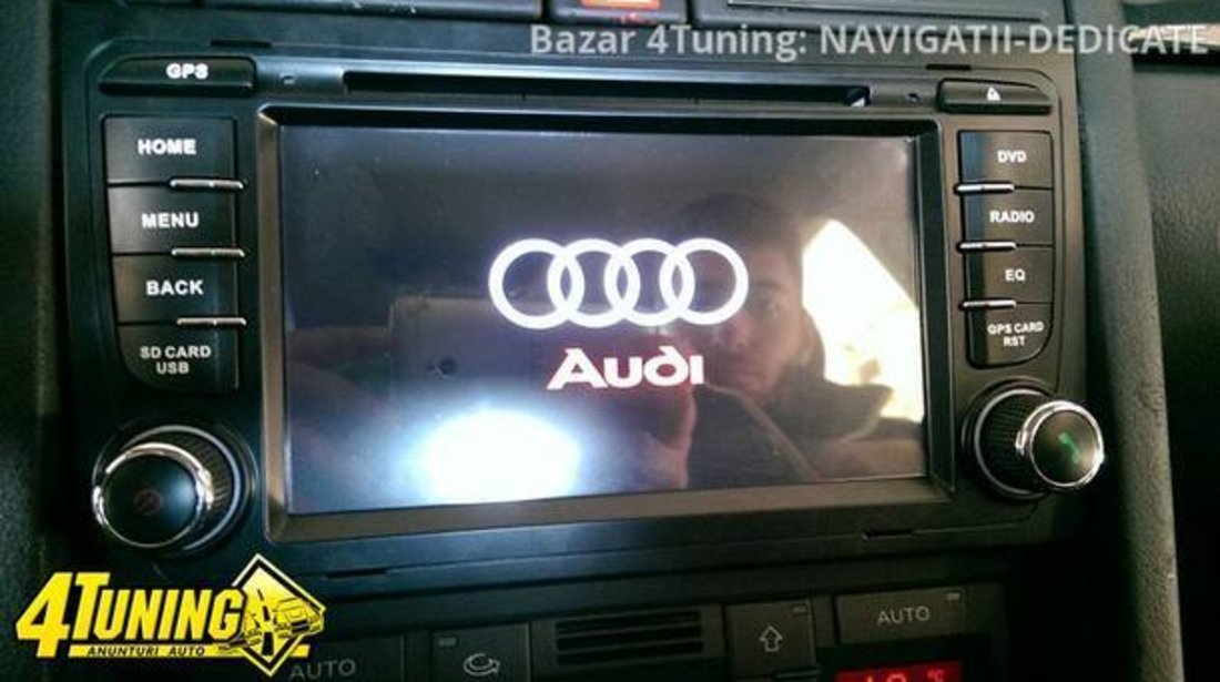 NAVIGATIE ANDROID 7.1 DEDICATA AUDI A4 B6 B7 SEAT EXEO NAVD-A050 7'' CAPACITIV 16GB 2GB DVD GPS WAZE