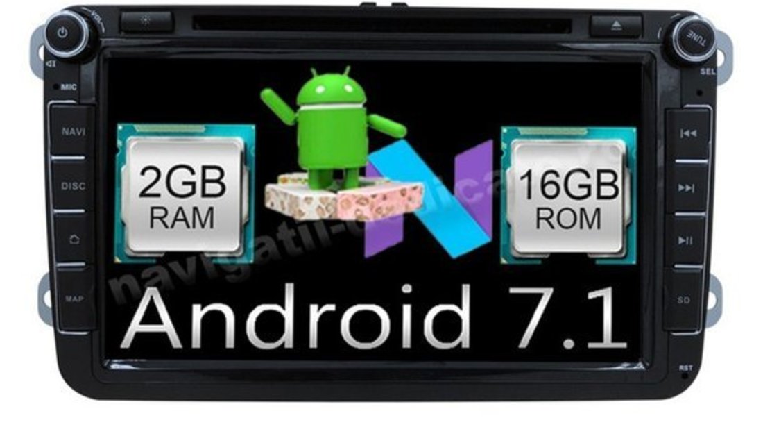 NAVIGATIE ANDROID 7.1 DEDICATA Caravelle NAVD-A9240 ECRAN 8'' CAPACITIV 16GB 2GB RAM INTERNET 3G