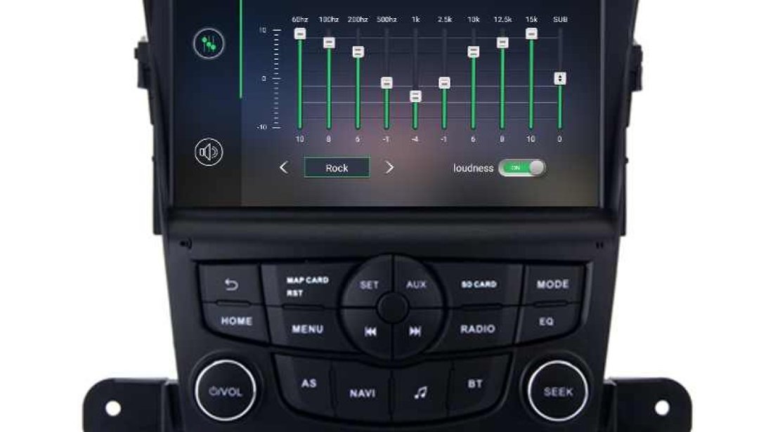 NAVIGATIE ANDROID 7.1 DEDICATA CHEVROLET CRUZE ECRAN 8'' 2GB RAM USB SD PLAYER DVR CARKIT GPS WAZE