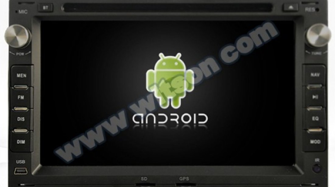 NAVIGATIE ANDROID 7.1 DEDICATA Citroen C2 WITSON W2-K7229 QUADCORE 2GB RAM 16GB INTERNET 3G WAZE