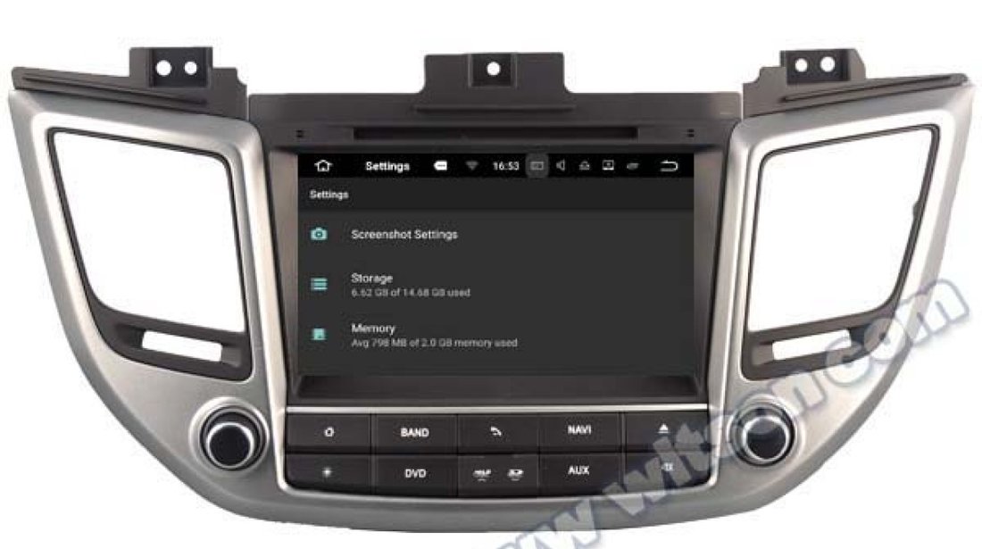 NAVIGATIE ANDROID 7.1 DEDICATA HYUNDAI TUCSON 2015-2018 WITSON W2-Q546 PLATFORMA S190 2 GB RAM 4CORE