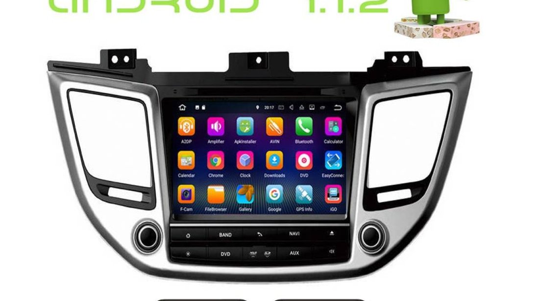 NAVIGATIE ANDROID 7.1 DEDICATA HYUNDAI TUCSON 2015-2018 WITSON W2-Q546 PLATFORMA S190 2 GB RAM 4CORE