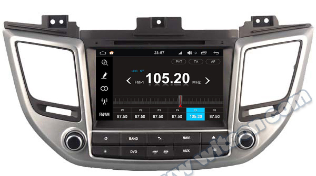 NAVIGATIE ANDROID 7.1 DEDICATA HYUNDAI TUCSON 2015-2018 EDOTEC EDT-Q546 PLATFORMA S190 2GB RAM 4CORE