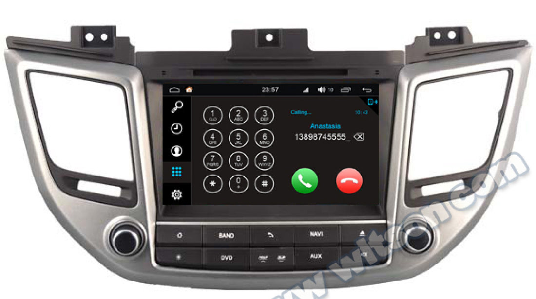 NAVIGATIE ANDROID 7.1 DEDICATA HYUNDAI TUCSON 2015-2018 WITSON W2-Q546 PLATFORMA S190 2 GB RAM 4CORE