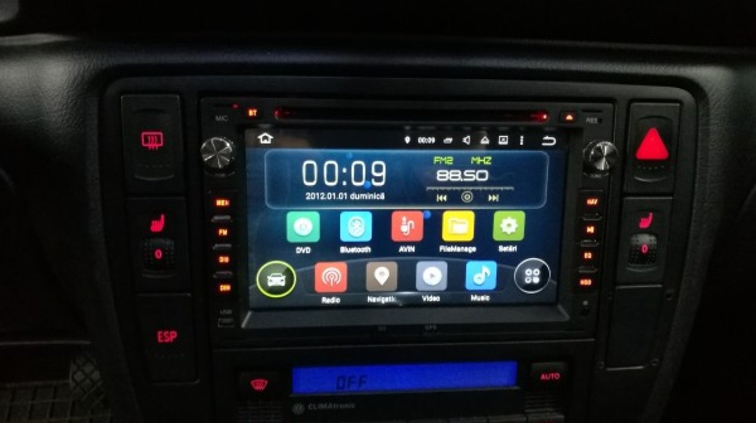 NAVIGATIE ANDROID 7.1 DEDICATA PEUGEOT 307  WITSON W2-K7229 QUADCORE 2GB RAM 16GB INTERNET 3G WAZE