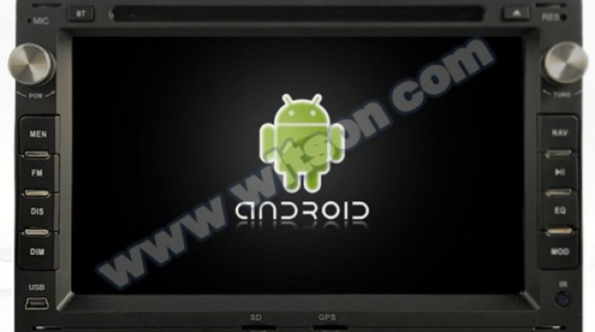 NAVIGATIE ANDROID 7.1 DEDICATA PEUGEOT 307 WITSON W2-K7229 QUADCORE 2GB RAM 16GB INTERNET 3G WAZE