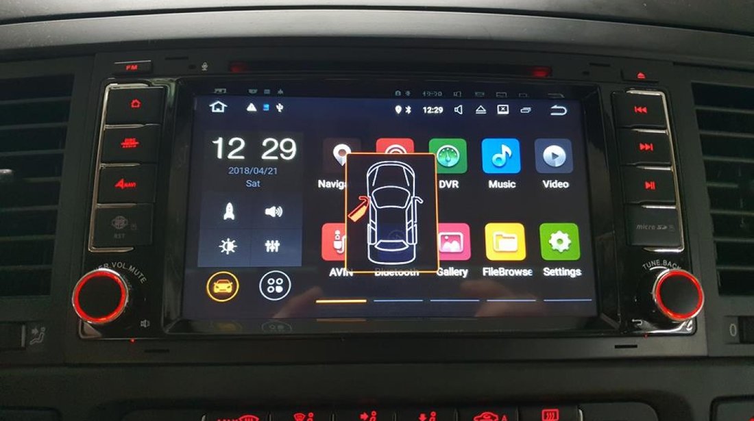 NAVIGATIE ANDROID 7.1 DEDICATA VW TOUAREG 2002 - 2010 2GB RAM DVR CARKIT GPS NAVD-A9200