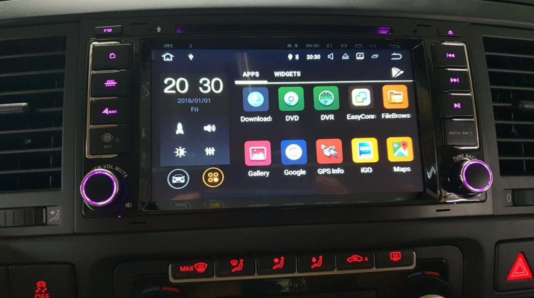 NAVIGATIE ANDROID 7.1 DEDICATA VW TOUAREG MULTIVAN TRANSPORTER T5 2GB RAM DVR CARKIT GPS NAVD-A9200