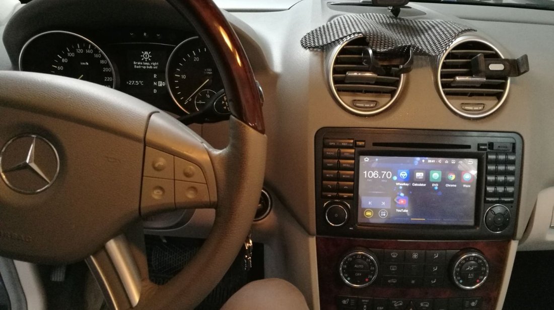 Navigatie Android 7.1 Mercedes Ml W164 Class INTERNET MIRRORLINK NAVD-A219
