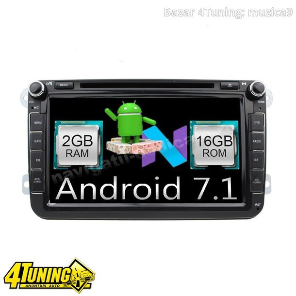 Navigatie Android 7.1 SKODA OCTAVIA 2(ne