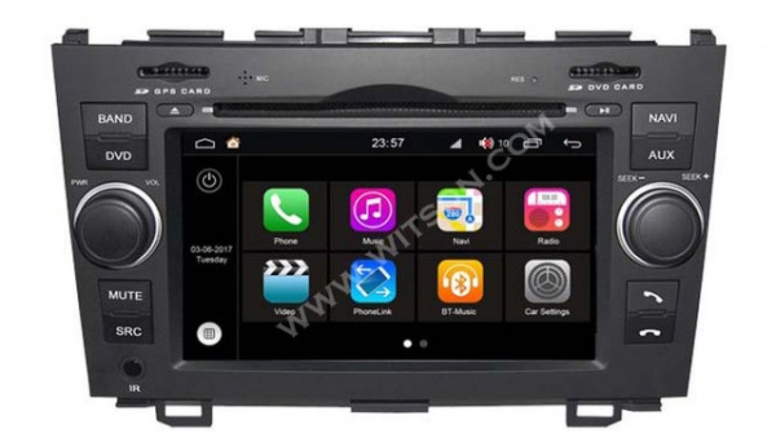 NAVIGATIE ANDROID 8.0 DEDICATA HONDA CRV 2007-2012 WITSON W2-W009 PLATFORMA S200 ECRAN CAPACITIV 7''