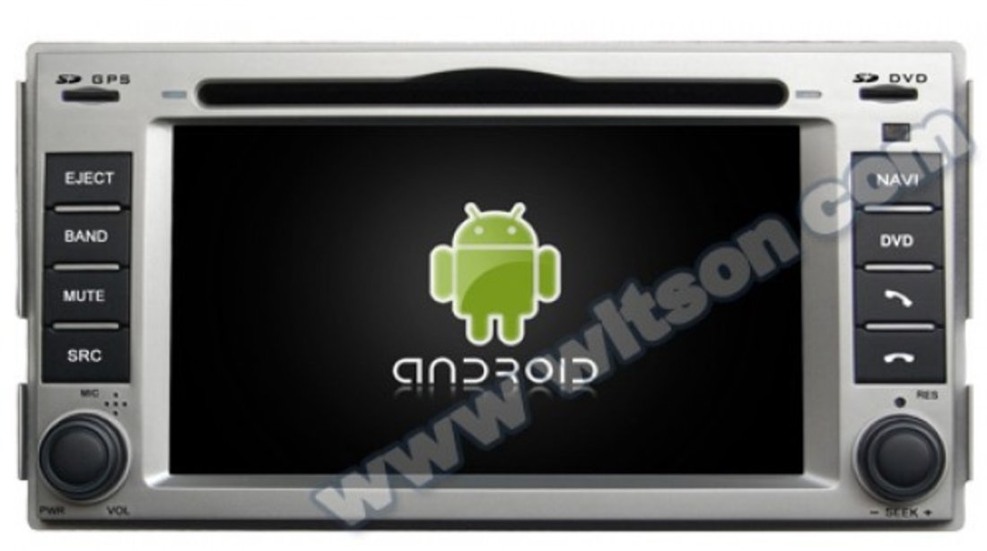 NAVIGATIE ANDROID 8.0 DEDICATA HYUNDAI SANTA FE MODEL WITSON W2-W008 PLATFORMA S200 OCTA-CORE 2G RAM