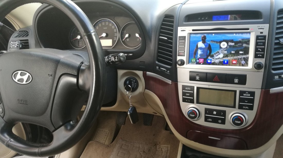 NAVIGATIE ANDROID 8.0 DEDICATA HYUNDAI SANTA FE MODEL WITSON W2-W008 PLATFORMA S200 OCTA-CORE 2G RAM