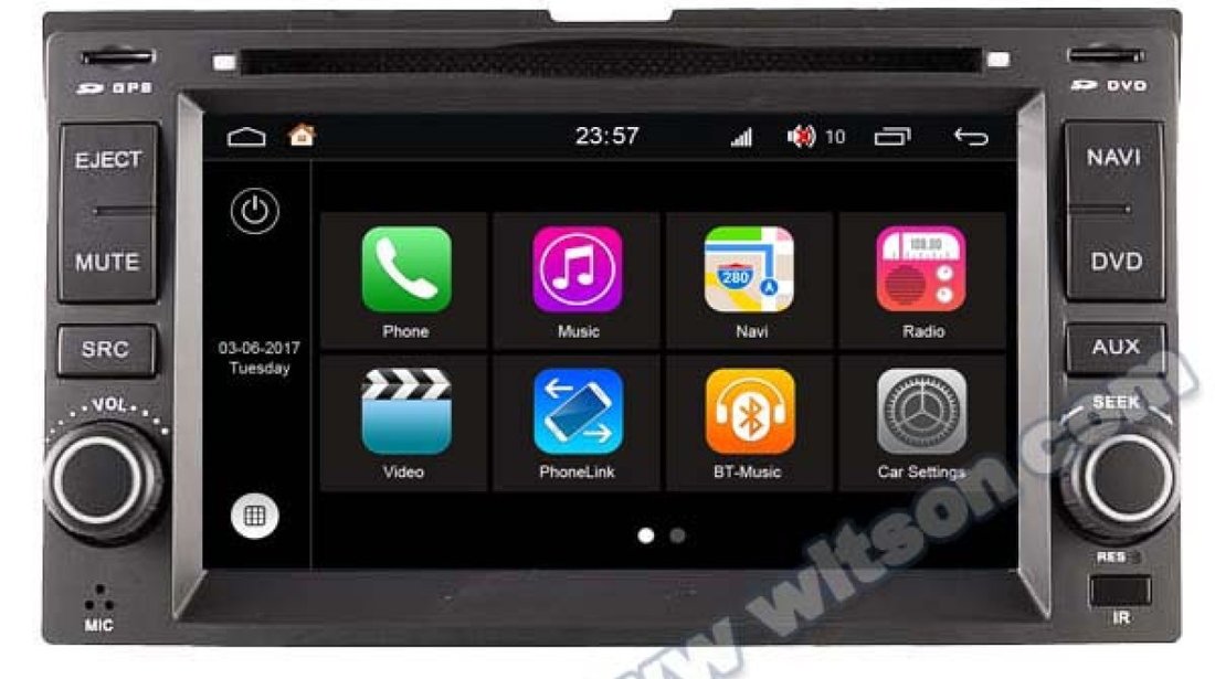 NAVIGATIE ANDROID 8.0 DEDICATA KIA CEED WITSON W2-W023 PLATFORMA S200 DVD GPS