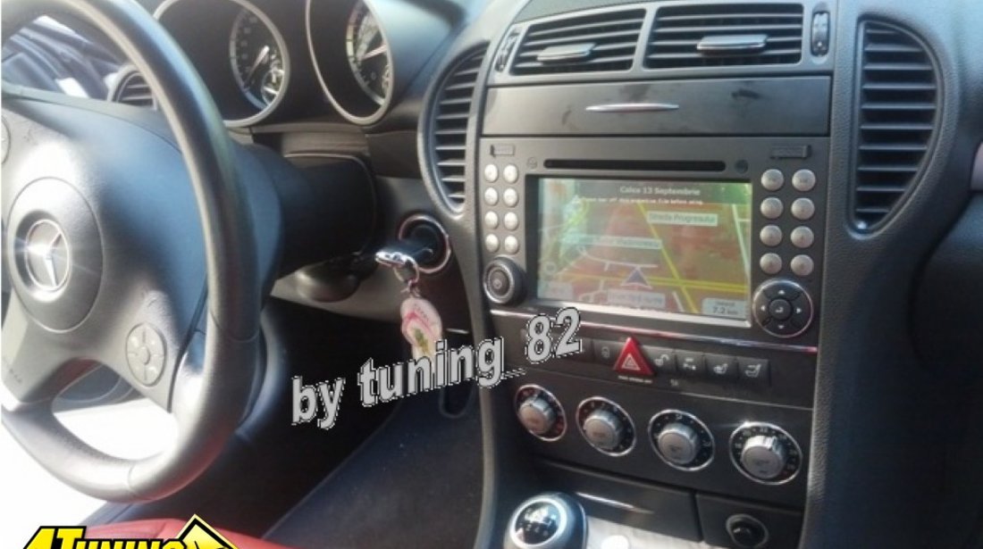 NAVIGATIE ANDROID 8.0 DEDICATA MERCEDES SLK W171 2004-2011 WITSON W2-W096 S200 8CORE GPS WAZE