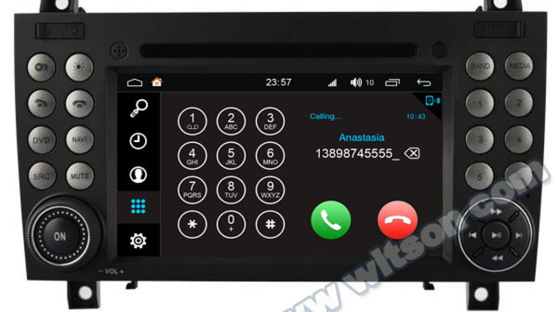 NAVIGATIE ANDROID 8.0 DEDICATA MERCEDES SLK W171 2004-2011 WITSON W2-W096 S200 8CORE GPS WAZE