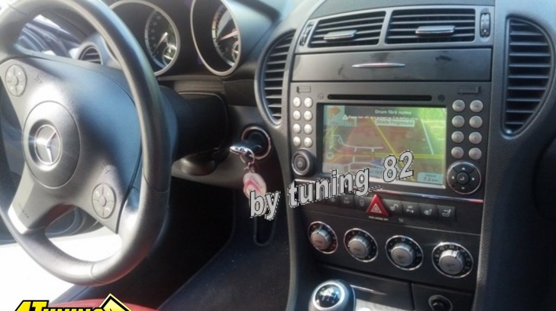 NAVIGATIE ANDROID 8.0 DEDICATA MERCEDES SLK W171 2004-2011 WITSON W2-W096 S200 8CORE GPS WAZE