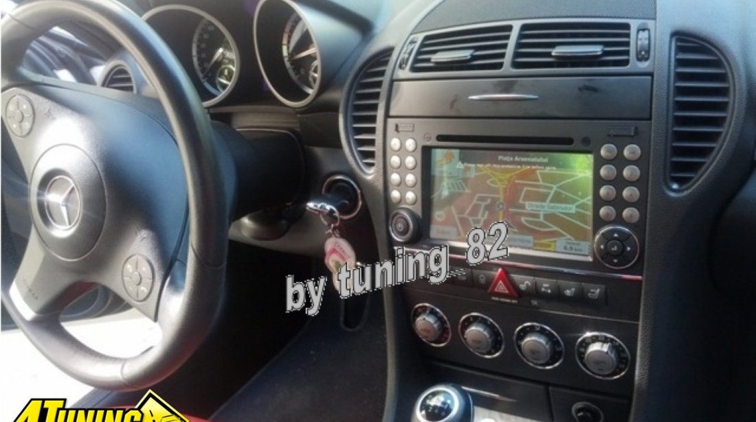 NAVIGATIE ANDROID 8.0 DEDICATA MERCEDES SLK W171 2004-2011 WITSON W2-W096 S200 8CORE GPS WAZE