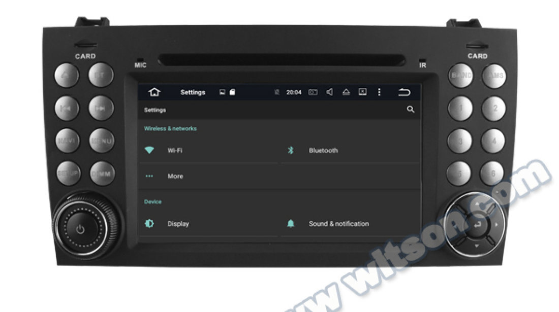 NAVIGATIE ANDROID 8.0 DEDICATA MERCEDES SLK W171 WITSON W2-V5576 INTERNET 4G WIFI OCTA-CORE 4G RAM