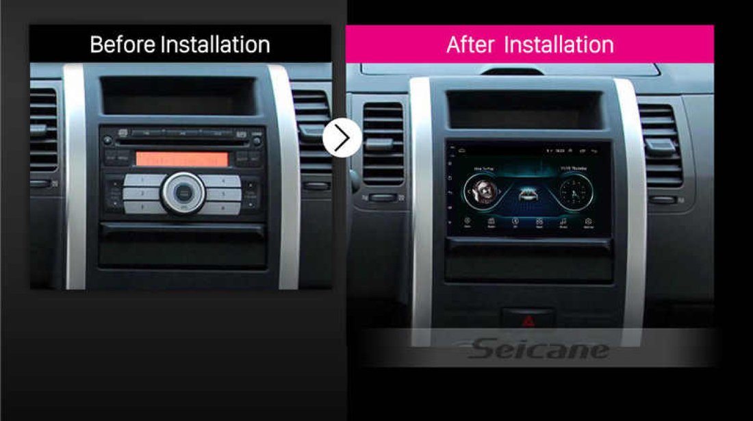 NAVIGATIE ANDROID 8.0 DEDICATA Nissan NP300 USB INTERNET WAZE DVR GPS EDOTEC EDT-E200