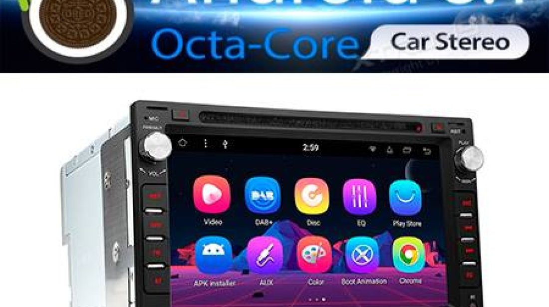 NAVIGATIE ANDROID 8.0 DEDICATA SEAT LEON MODEL XTRONS PR78MTW OCTA CORE 2G RAM 16GB CARKIT MIRROR