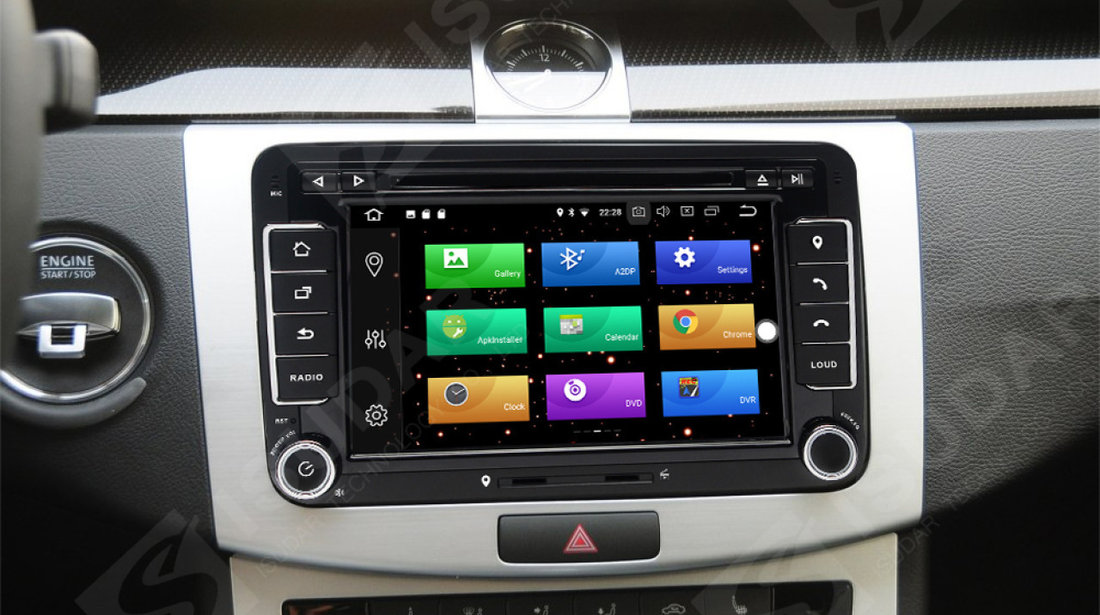 NAVIGATIE ANDROID 8.0 DEDICATA Skoda Roomster XTRONS PB78MTVP 7'' INTERNET 4G OCTACORE 4GB RAM 32 GB