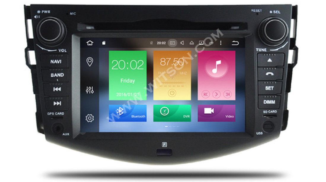 NAVIGATIE ANDROID 8.0 DEDICATA TOYOTA RAV4 2006 - 2012 WITSON W2-V5790 4G WIFI OCTACORE 32G GPS WAZE