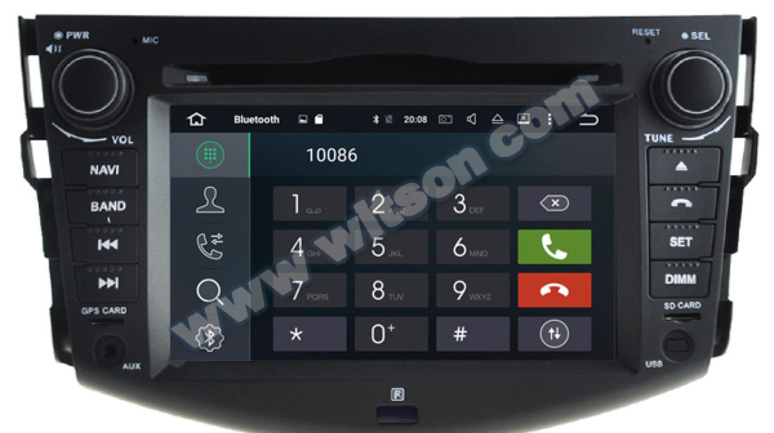 NAVIGATIE ANDROID 8.0 DEDICATA TOYOTA RAV4 2006 - 2012 WITSON W2-V5790 4G WIFI OCTACORE 32G GPS WAZE