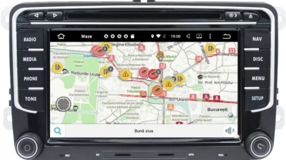 NAVIGATIE ANDROID 8.0 DEDICATA VW JETTA ECRAN NAVD-P3700 7'' IPS CAPACITIV INTERNET 4G WIFI GPS