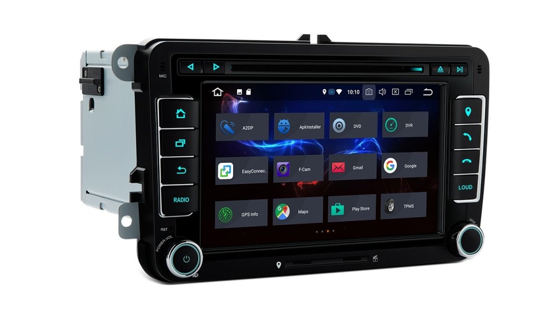 NAVIGATIE ANDROID 8.0 DEDICATA VW SKODA SEAT XTRONS PB78MTVP 7'' INTERNET 4G OCTACORE 4GB RAM 32 GB