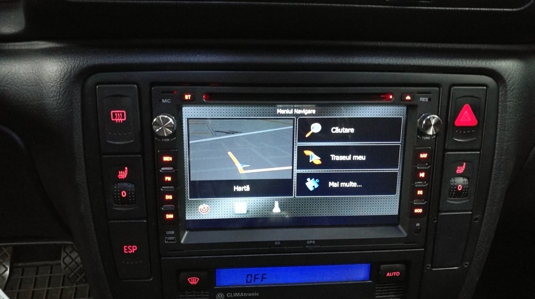 NAVIGATIE ANDROID 8.0 OCTACORE DEDICATA VW PASSAT B5 GOLF 4 SKODA OCTAVIA SUPERB FABIA SEAT LEON