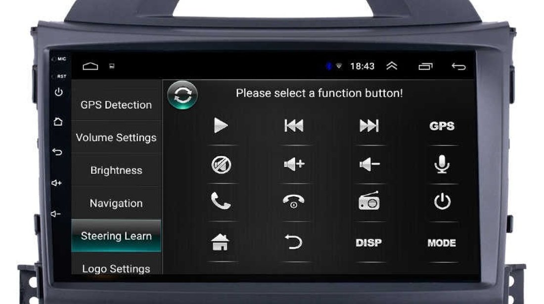 NAVIGATIE ANDROID 8.1 CARPAD DEDICATA KIA SPORTAGE 2010-2015 ECRAN 9” CAPACITIV 16GB GPS WAZE