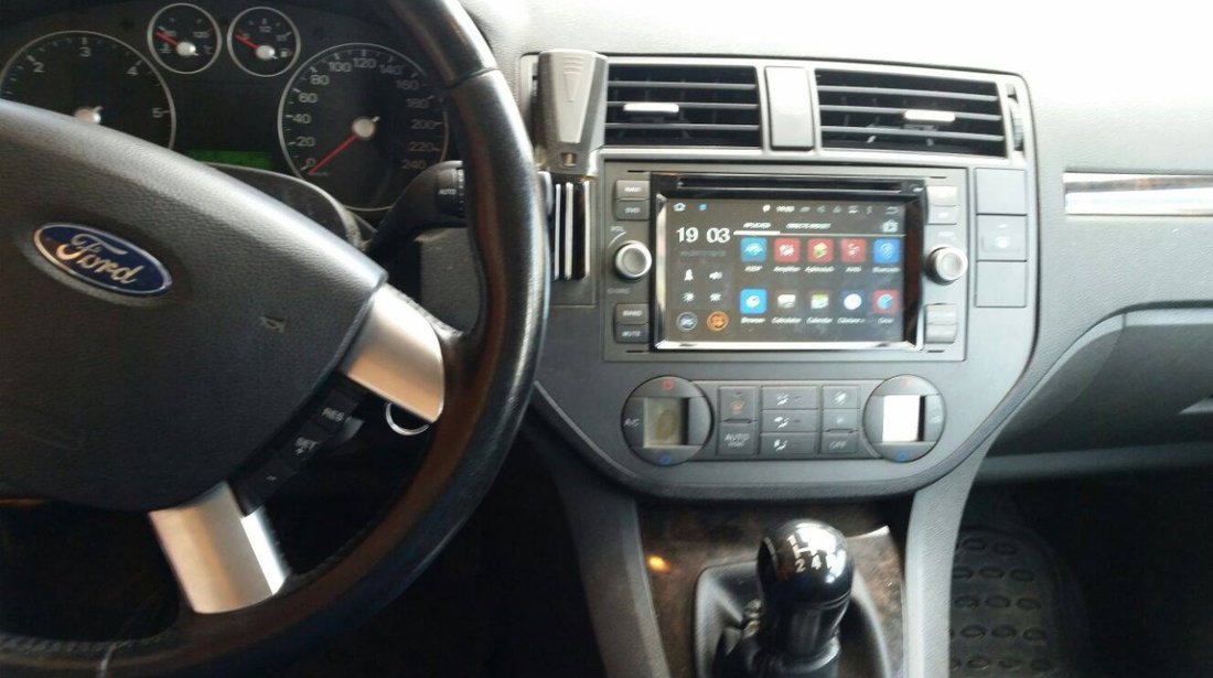 NAVIGATIE ANDROID 8.1 DEDICATA FORD FOCUS 2005- ECRAN IPS DVD CARKIT USB SD GPS WAZE EDOTEC EDT-G140