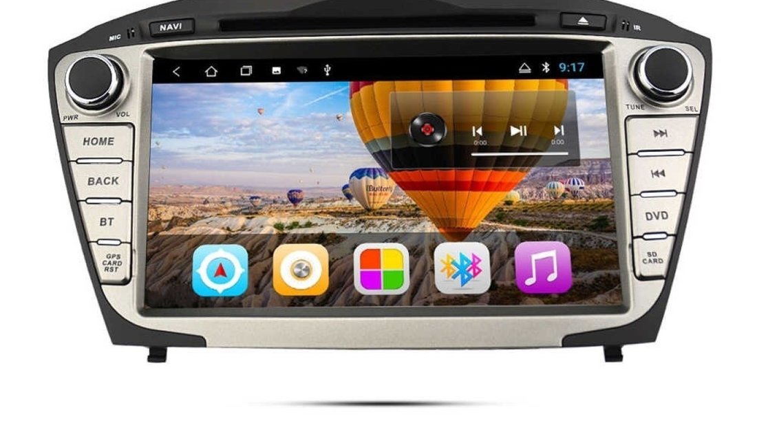 NAVIGATIE ANDROID 8.1 DEDICATA HYUNDAI IX35 NAV-D547 2GB RAM DVR CARKIT GPS INTERNET 3G WIFI WAZE