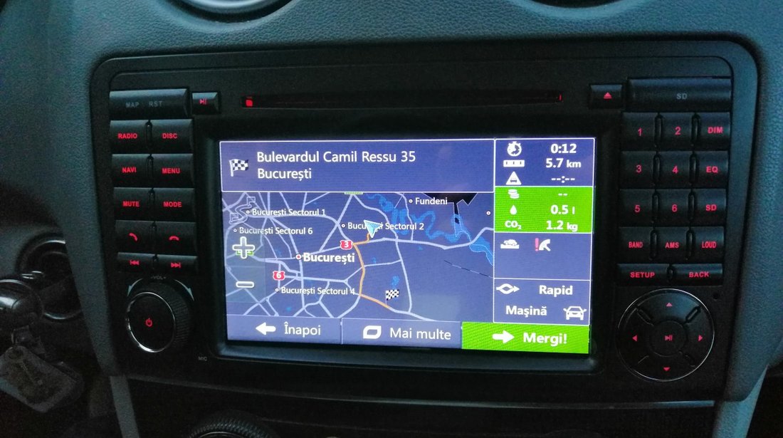 NAVIGATIE ANDROID 8.1 DEDICATA MERCEDES-BENZ ML W164 GL X164 WITSON W2-K5558 ECRAN IPS GPS WAZE DVR