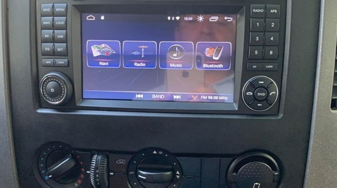 NAVIGATIE ANDROID 8.1 DEDICATA MERCEDES VITO VIANO SPRINTER A B CLAS VW CRAFTER INTERNET 4G WIFI 16G