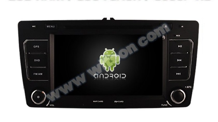 NAVIGATIE ANDROID 8.1 DEDICATA SKODA OCTAVIA 2 WITSON W2-K6201 ECRAN IPS 8'' 16GB INTERNET GPS WAZE